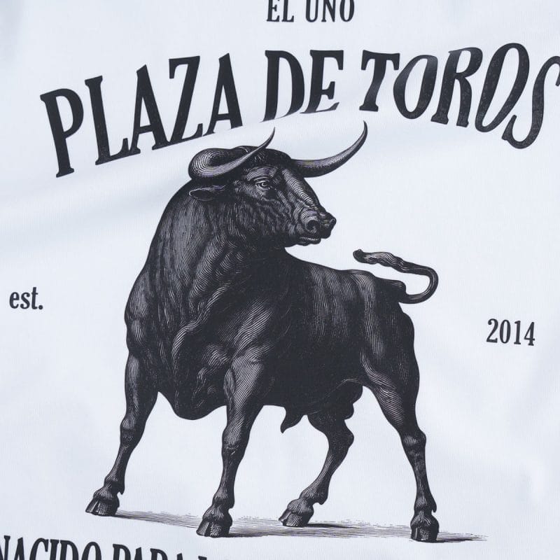 T-Shirt da uomo bianca - Plaza De Toros - 03