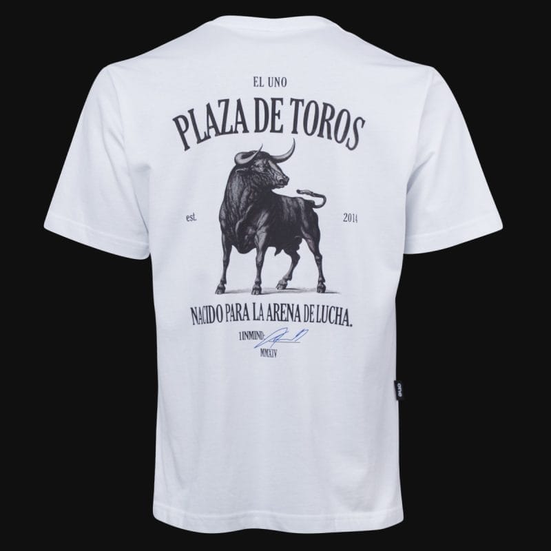 T-Shirt da uomo bianca - Plaza De Toros - 04