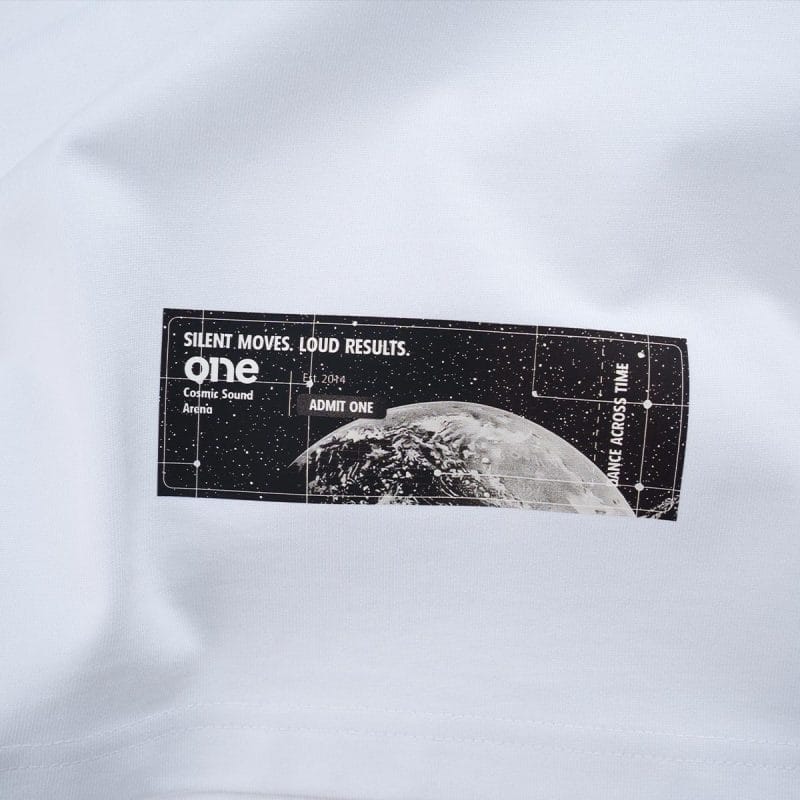 T-shirt da uomo hyper oversized - 1INMIND White - 04
