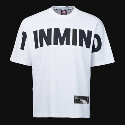 T-shirt da uomo hyper oversized - 1INMIND White