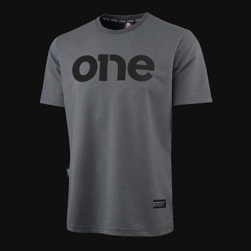 T-shirt premium da uomo grigia - Classic One - 03