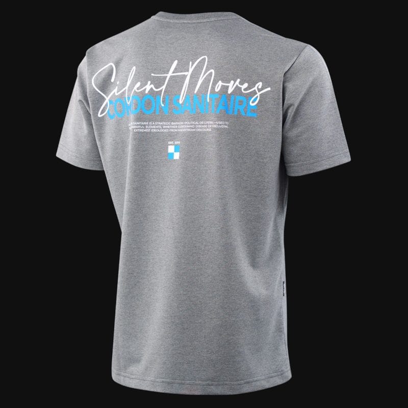 T-shirt premium da uomo grigia - Cordon S - 06