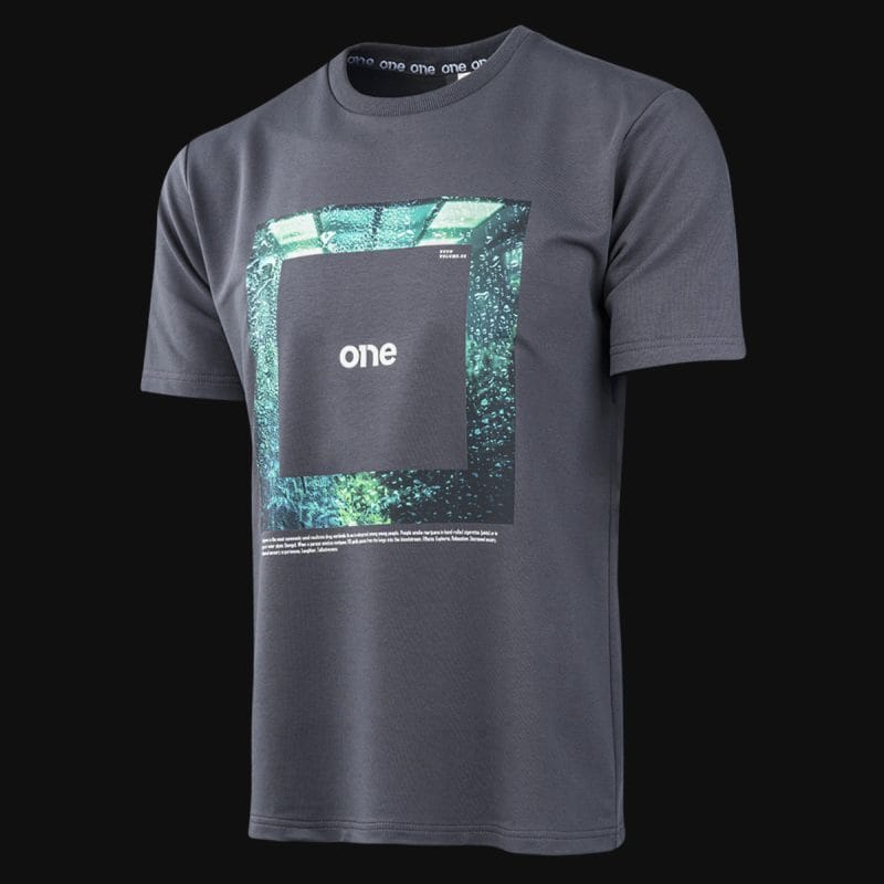 T-shirt premium da uomo grigia - Urban Moss - 05