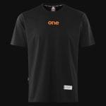 T-shirt premium da uomo nera - HTO - 05