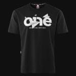 T-shirt premium da uomo nera - Paper Flight - 02