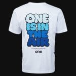 T-shirt Regular Fit da uomo bianca - Air One