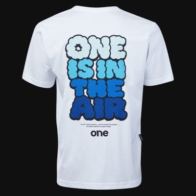 T-shirt Regular Fit da uomo bianca - Air One
