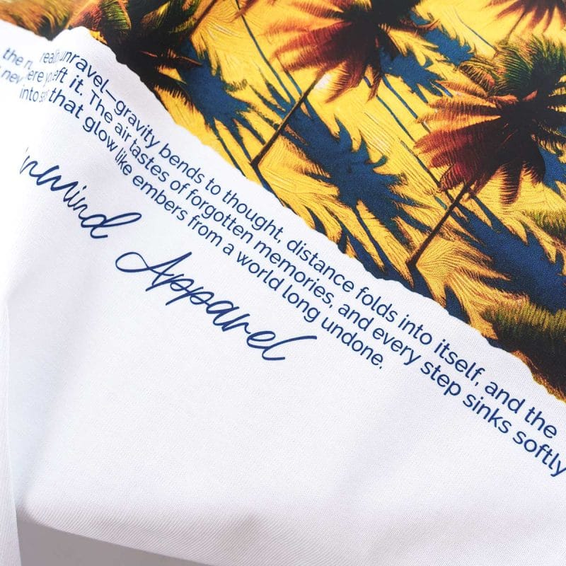 T-shirt Regular Fit da uomo bianca - Paradise One - 06