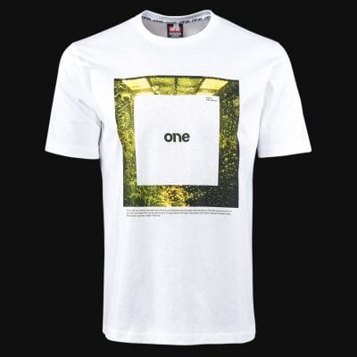 T-shirt Regular Fit da uomo bianca - Urban Moss V.02