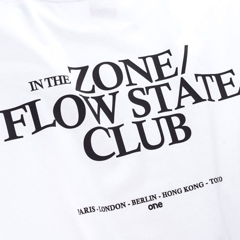 T-shirt Regular Fit da uomo bianca - Zone Flow - 02