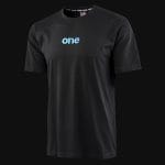 T-shirt Regular Fit da uomo nera - Color One - 05