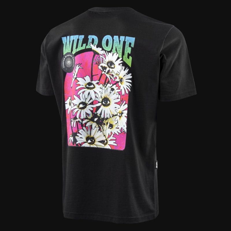 T-shirt Regular Fit da uomo nera - Wild One - 05