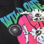 T-shirt Regular Fit da uomo nera - Wild One - 06