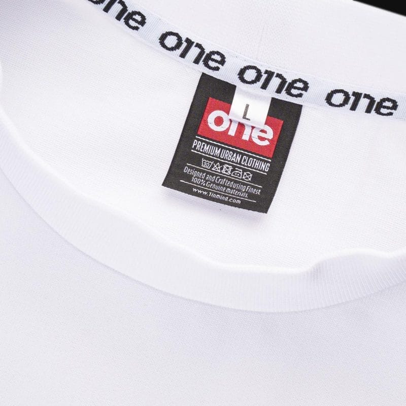 T-shirt Slim Fit da uomo bianca - Box One White - 02