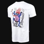 T-shirt Slim Fit da uomo bianca - Mystic Blaze - 04