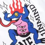 T-shirt Slim Fit da uomo bianca - Mystic Blaze - 05