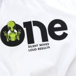 T-shirt Slim Fit da uomo bianca - UFO One - 02
