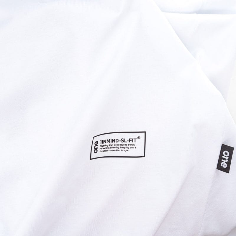 T-shirt Slim Fit da uomo bianca - UFO One - 04