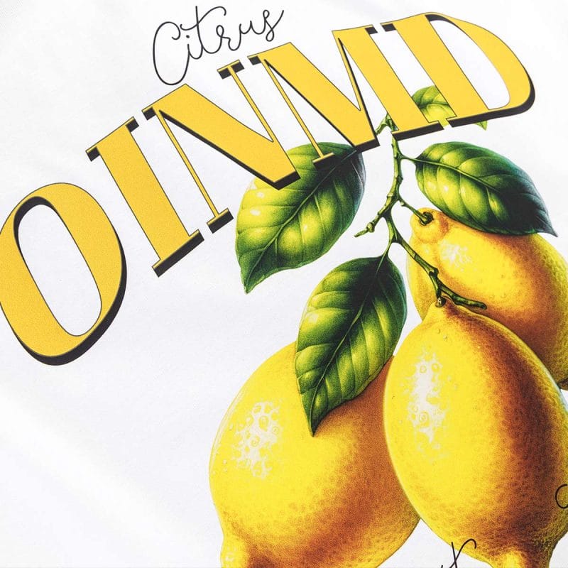 T-shirt Slim Fit da uomo bianca - Zesty One - 02
