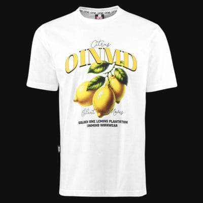 T-shirt Slim Fit da uomo bianca - Zesty One
