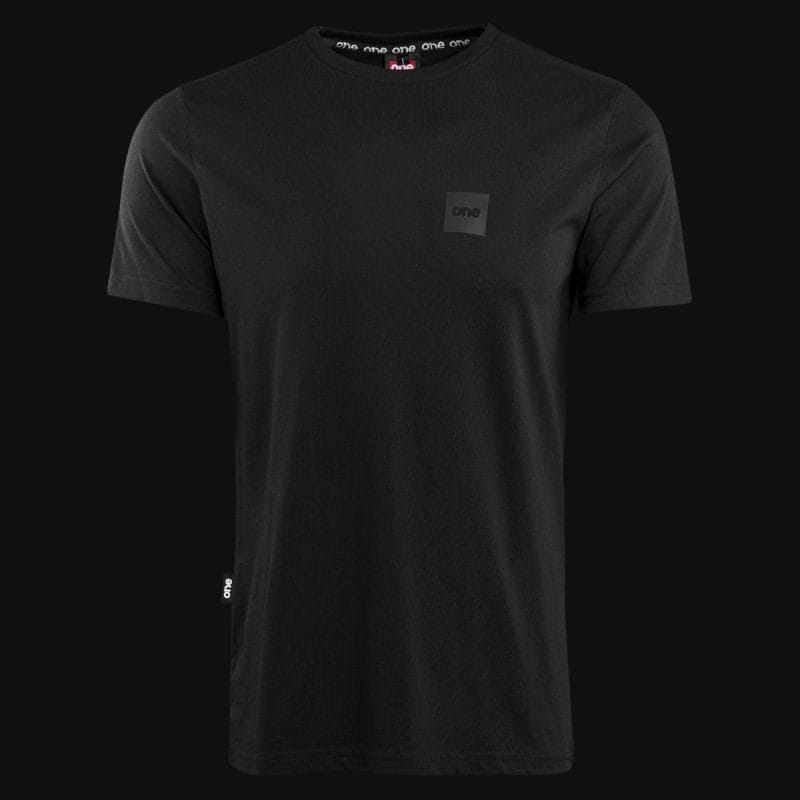 T-Shirt Slim-Fit da uomo - Box One Black - 03
