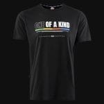 T-shirt Slim Fit da uomo nera - O-KIND