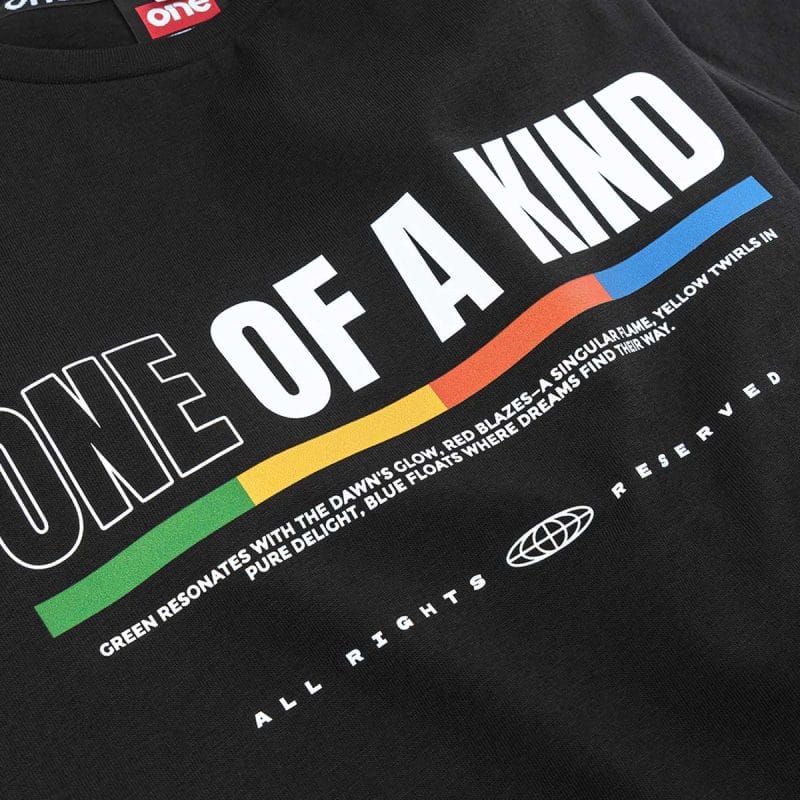 T-shirt Slim Fit da uomo nera - O-KIND - 03