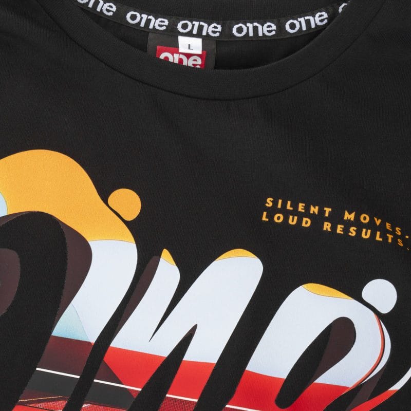 T-shirt Slim Fit da uomo nera - Special One - 02