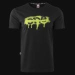 T-shirt slim-fit da uomo nera - SPR - EL