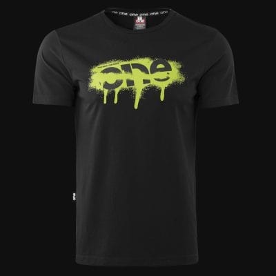 T-shirt slim-fit da uomo nera - SPR - EL
