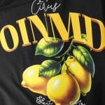 T-shirt Slim Fit da uomo nera - Zesty One - 05