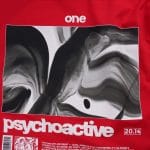T-shirt Slim Fit da uomo rossa - Psychoactive - 02