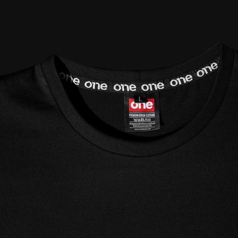 T-Shirt Slim-Fit da uomo - Box One Black - 02