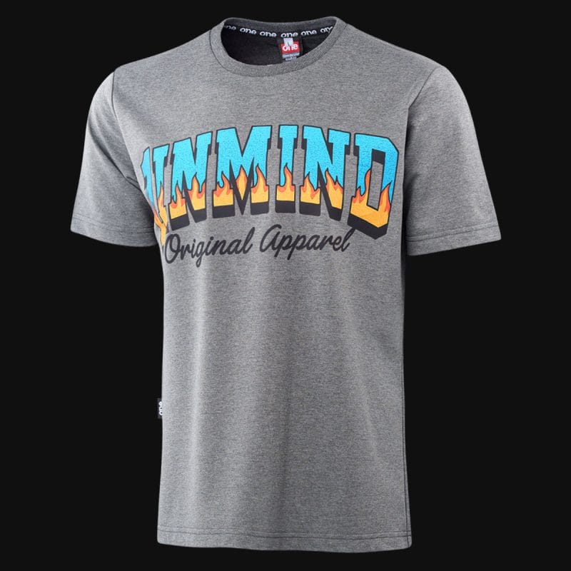 T-shirt premium da uomo grigia - Silent Heat V.02 - 04