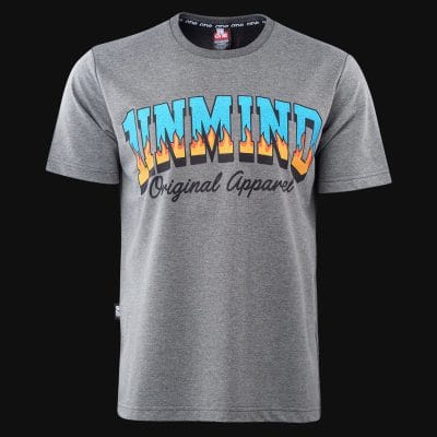 T-shirt premium da uomo grigia - Silent Heat V.02