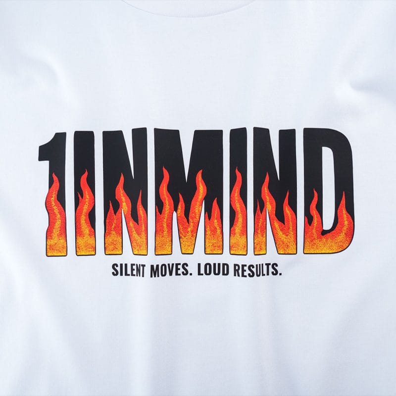 T-shirt Regular-Fit da uomo bianca - Silent Heat - 02