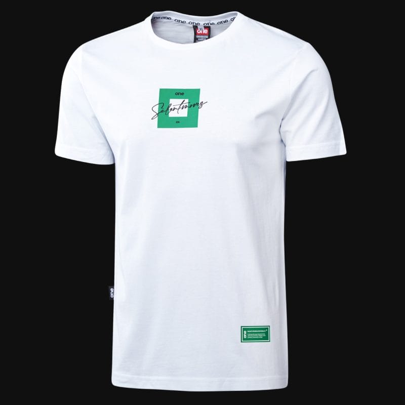 T-shirt Slim-Fit da uomo bianca - BGO - 03