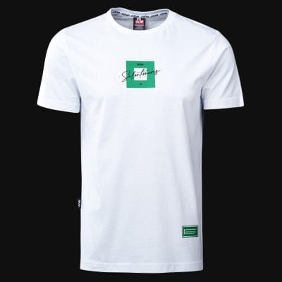 T-shirt Slim-Fit da uomo bianca - BGO
