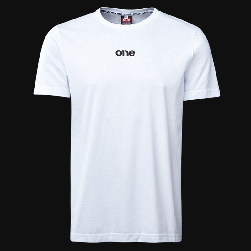 T-shirt Slim-Fit da uomo bianca - UAO - 03