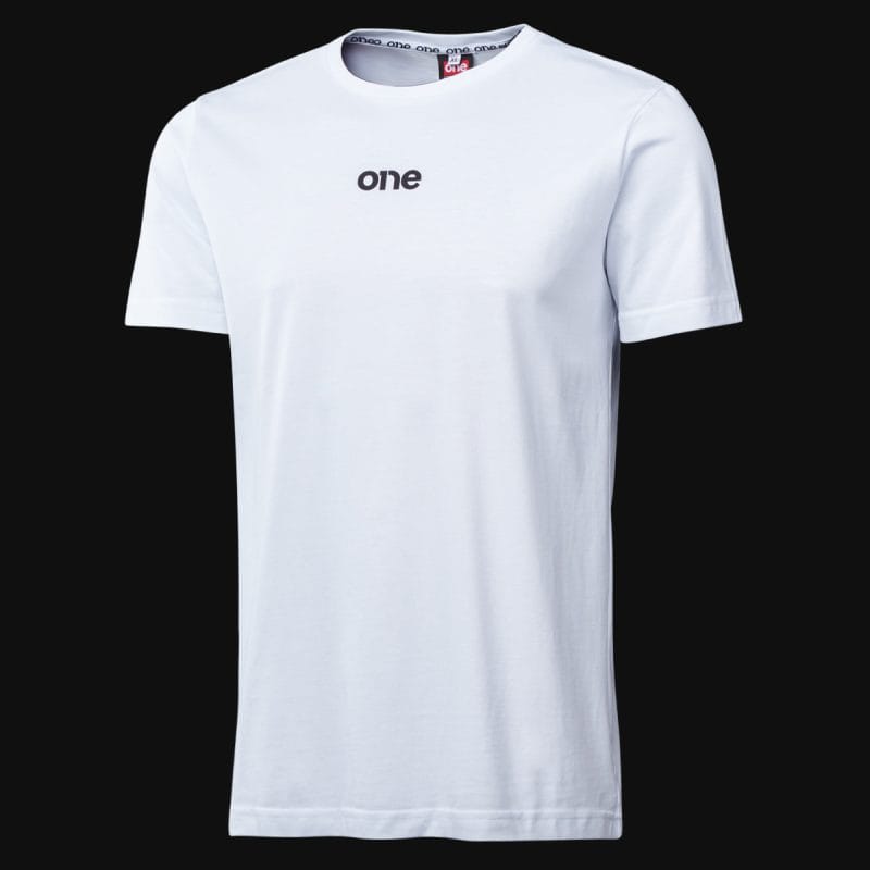 T-shirt Slim-Fit da uomo bianca - UAO - 05