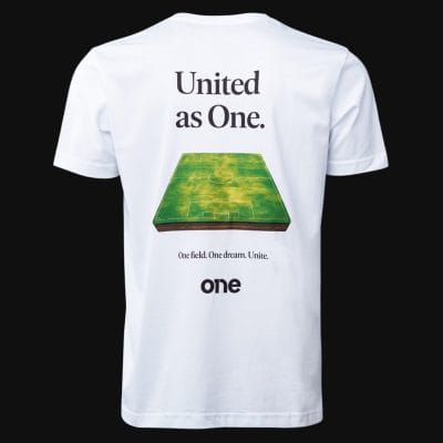 T-shirt Slim-Fit da uomo bianca - UAO