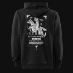 Felpa con cappuccio da uomo nera - BLG One