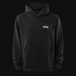 Felpa con cappuccio da uomo nera - BLG One - 03