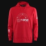 Felpa sportiva con cappuccio da uomo rossa - Red Pulse