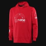 Felpa sportiva con cappuccio da uomo rossa - Red Pulse - 03
