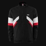 Felpa sportiva da uomo con zip - Onyx Red