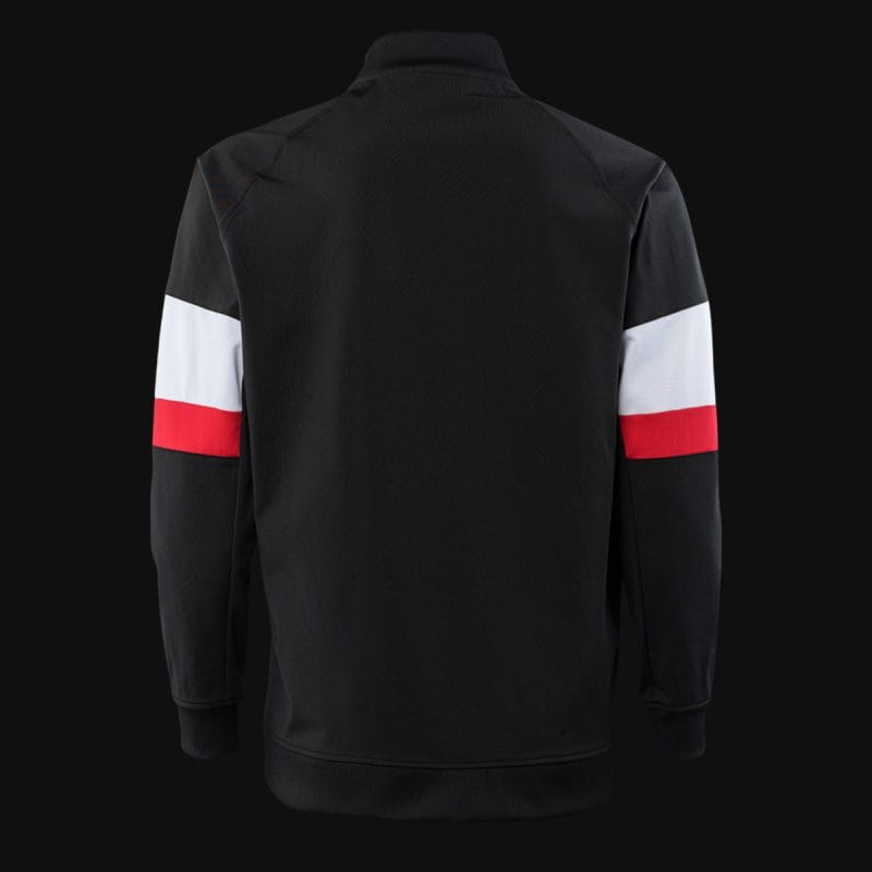 Felpa sportiva da uomo con zip - Onyx Red - 06