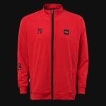 Felpa sportiva da uomo con zip - Red Pulse