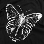 T-shirt da donna nera Silent Wings - 02