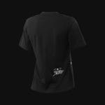 T-shirt da donna nera Silent Wings - 03